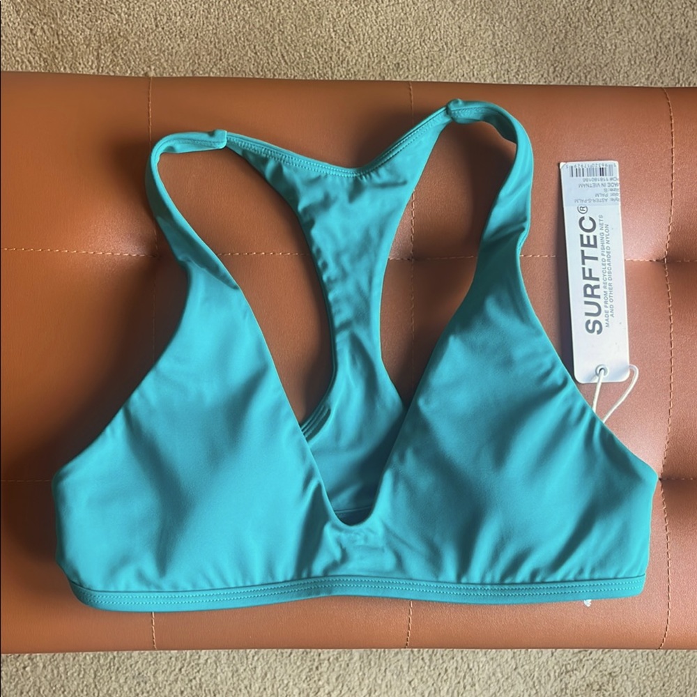 Women's Teal Jolyn Aster bikini swim top. Brand new never worn.